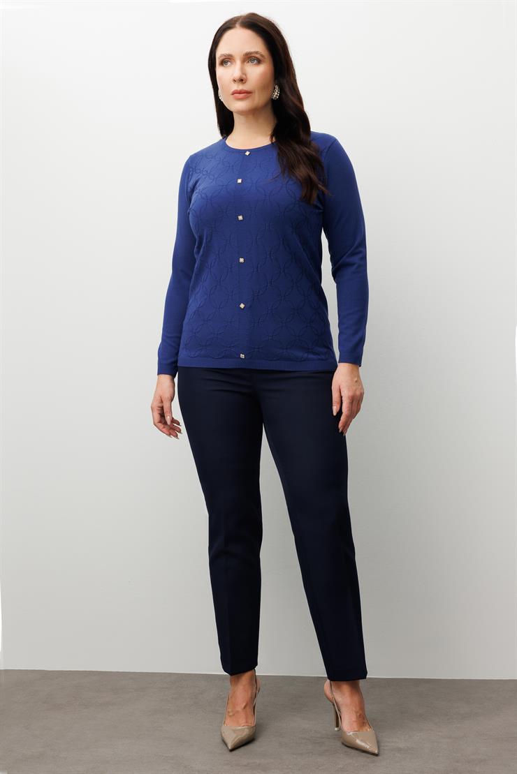 Modailgi  Viskon Triko Lacivert