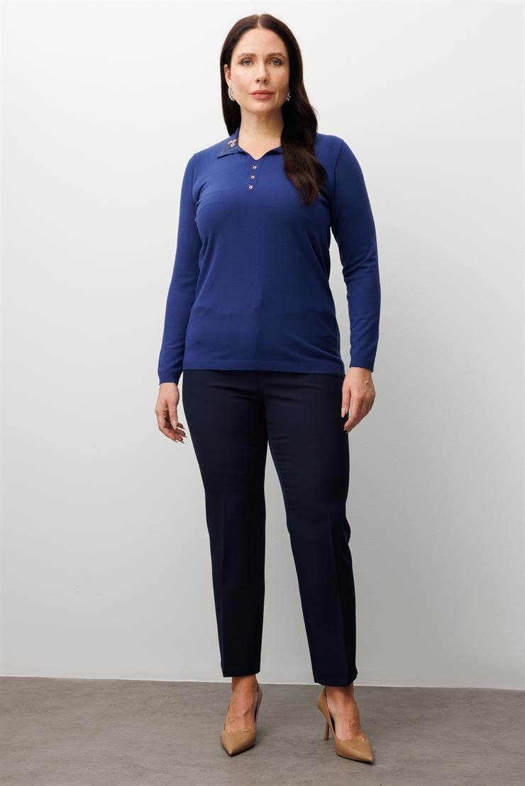 Modailgi  Viskon Triko Lacivert