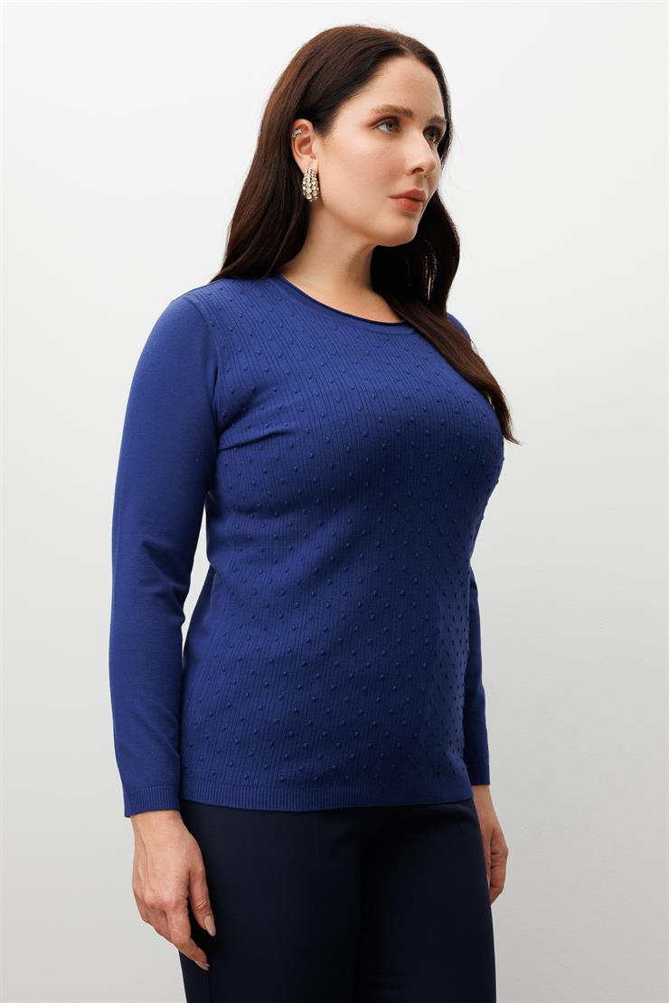 Modailgi  Viskon Triko Lacivert