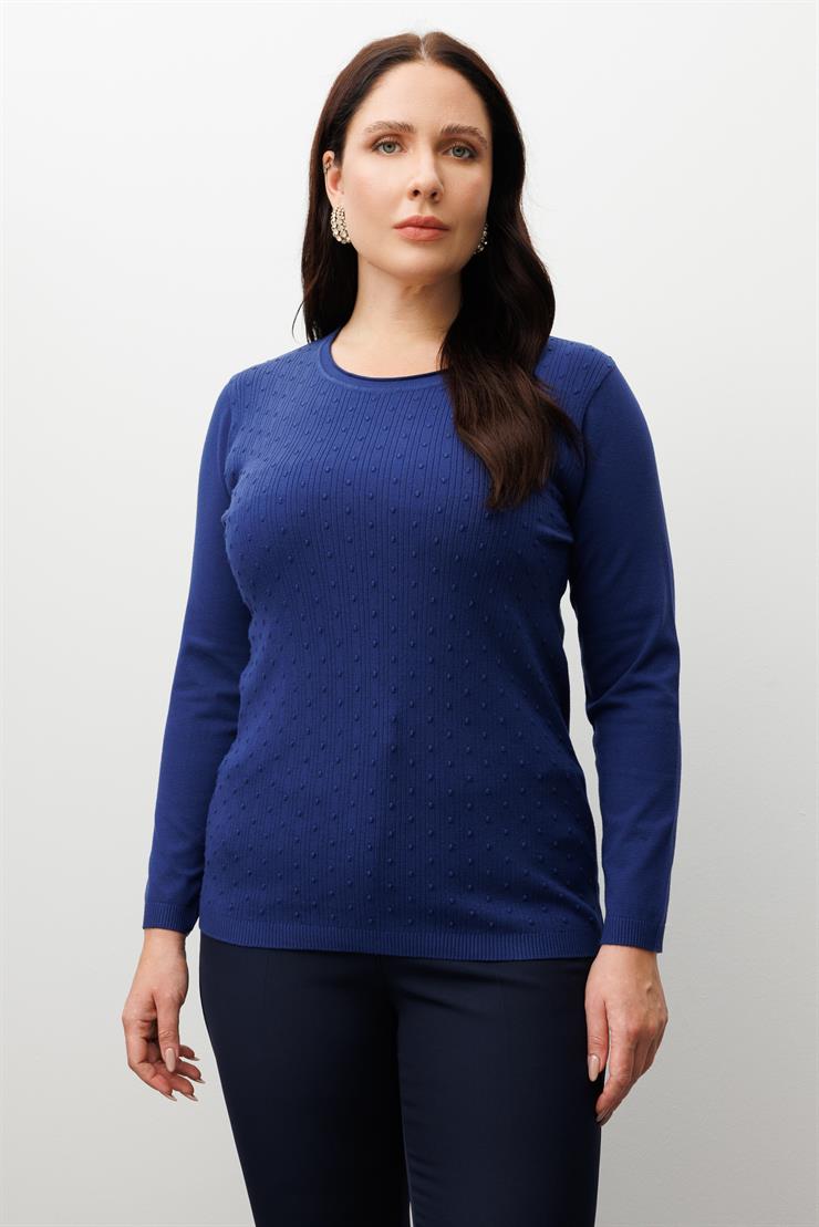 Modailgi  Viskon Triko Lacivert