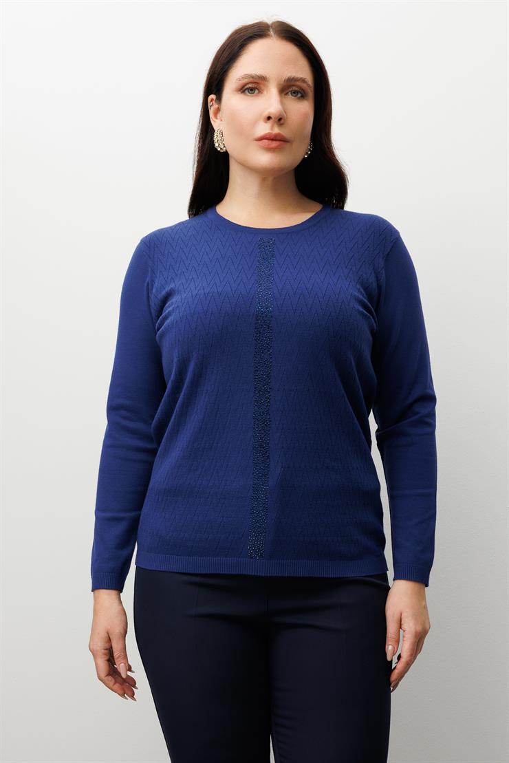 Modailgi  Viskon Triko Lacivert