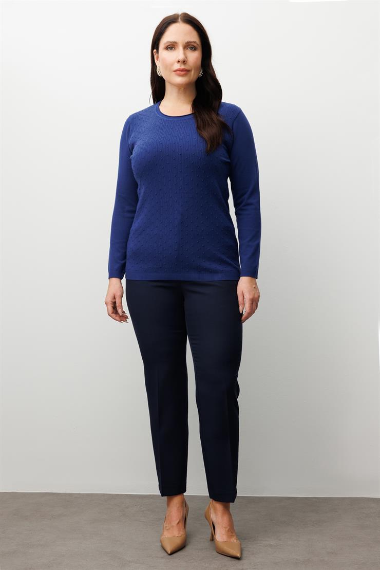 Modailgi  Viskon Triko Lacivert