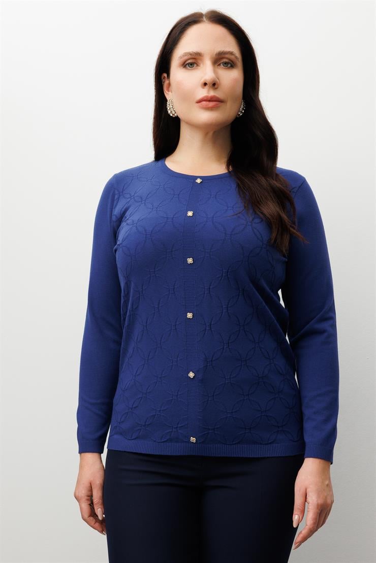 Modailgi  Viskon Triko Lacivert