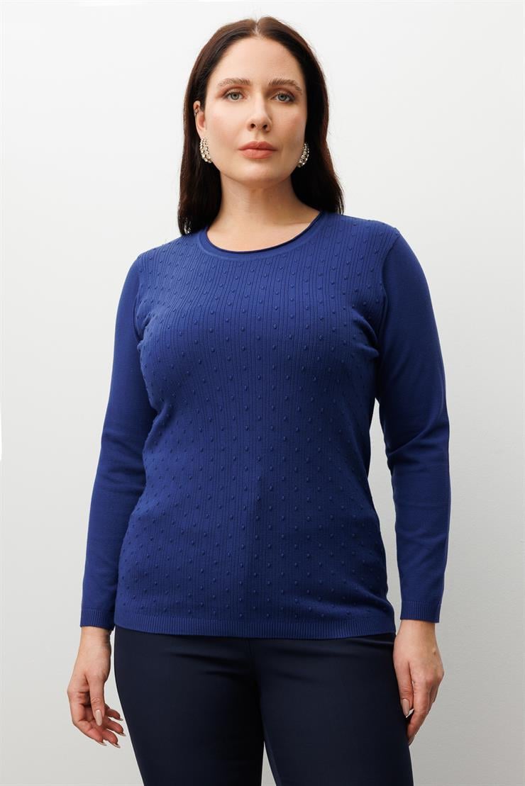 Modailgi  Viskon Triko Lacivert