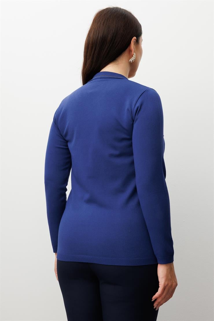 Modailgi  Viskon Triko Lacivert