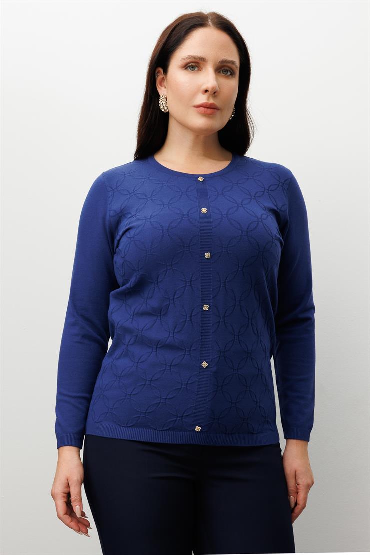 Modailgi  Viskon Triko Lacivert