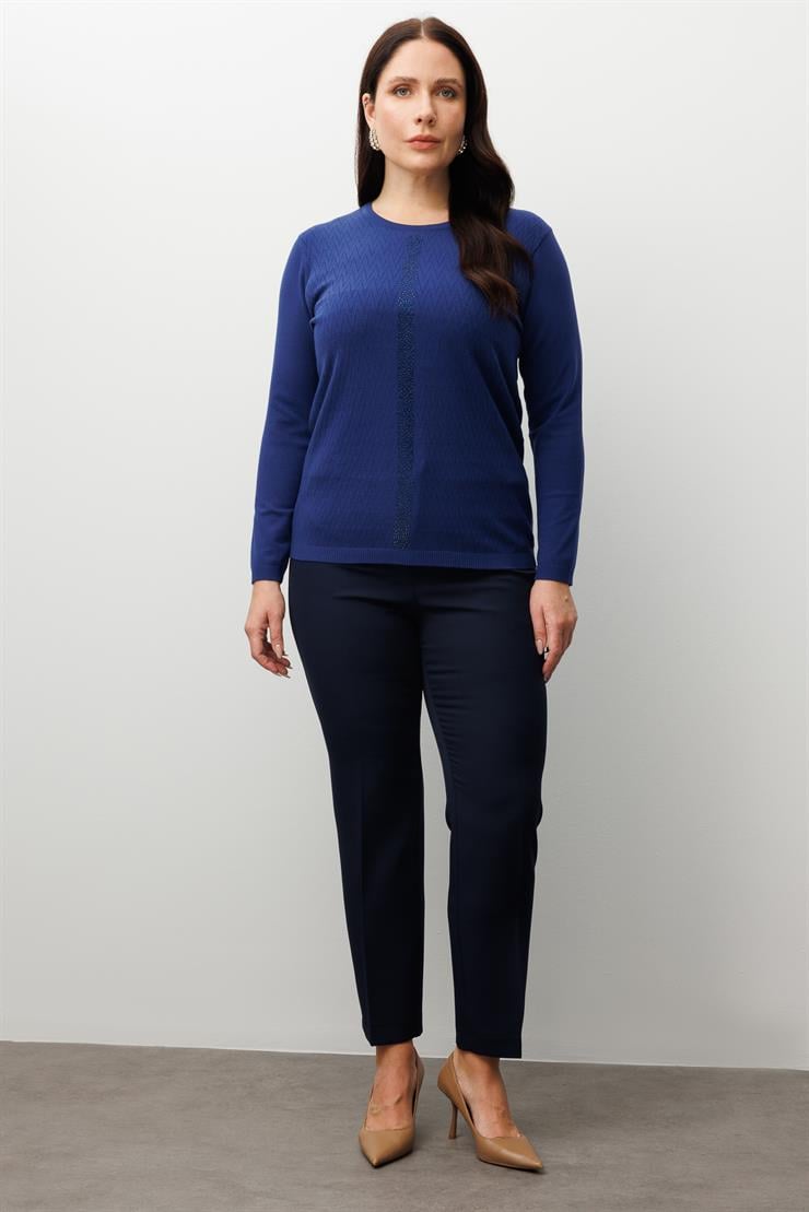 Modailgi  Viskon Triko Lacivert