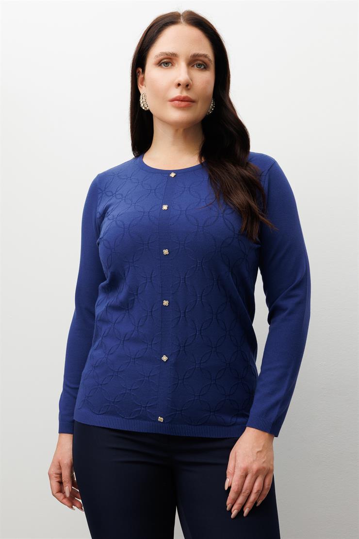 Modailgi  Viskon Triko Lacivert