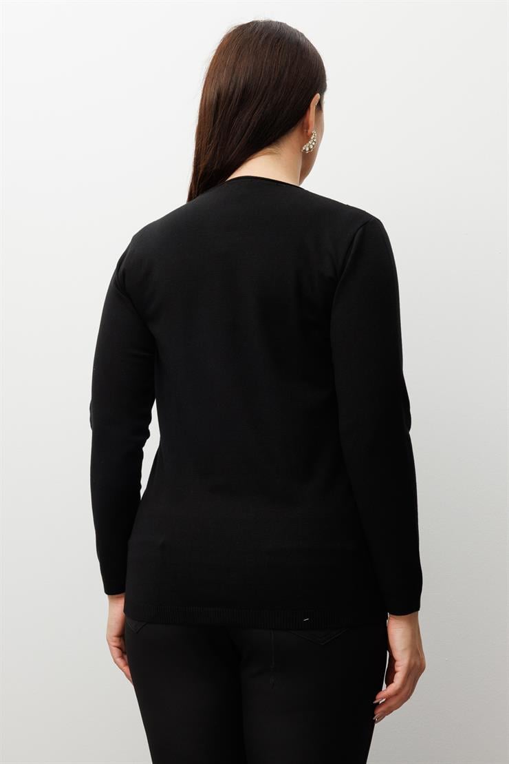 Modailgi  Viskon Triko Siyah