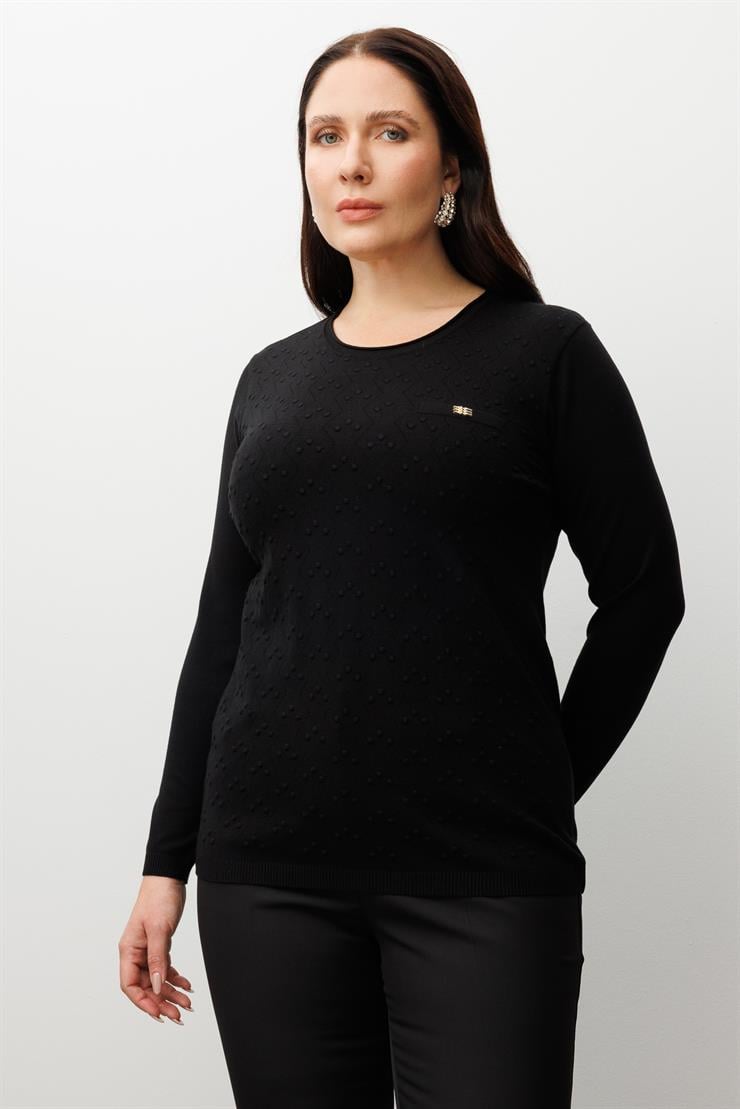 Modailgi  Viskon Triko Siyah