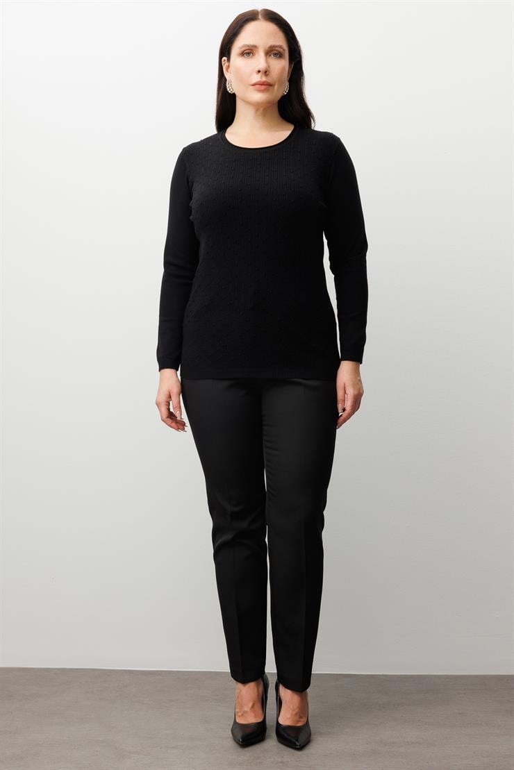 Modailgi  Viskon Triko Siyah