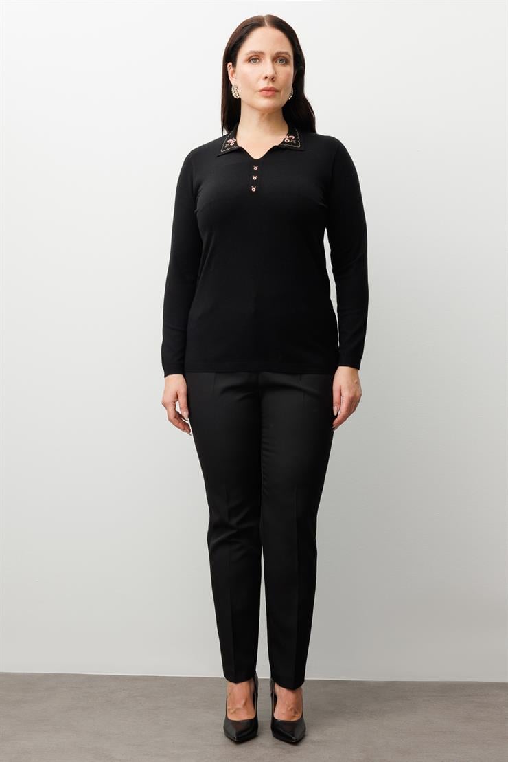 Modailgi  Viskon Triko Siyah