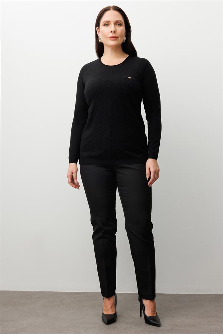 Modailgi  Viskon Triko Siyah