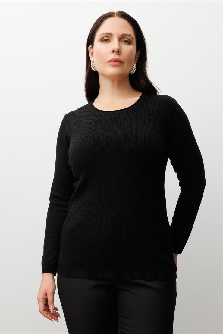 Modailgi  Viskon Triko Siyah