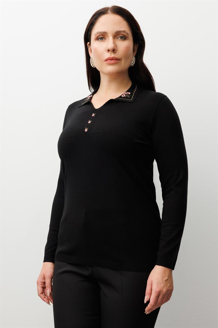 Modailgi  Viskon Triko Siyah