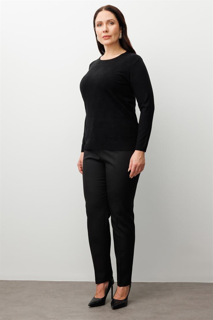 Modailgi  Viskon Triko Siyah