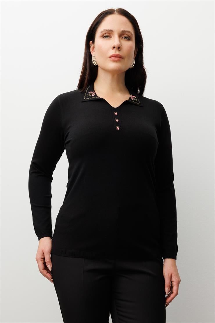 Modailgi  Viskon Triko Siyah