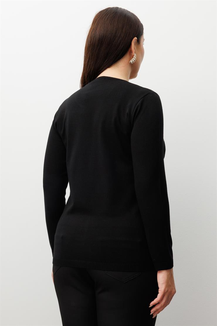 Modailgi  Viskon Triko Siyah