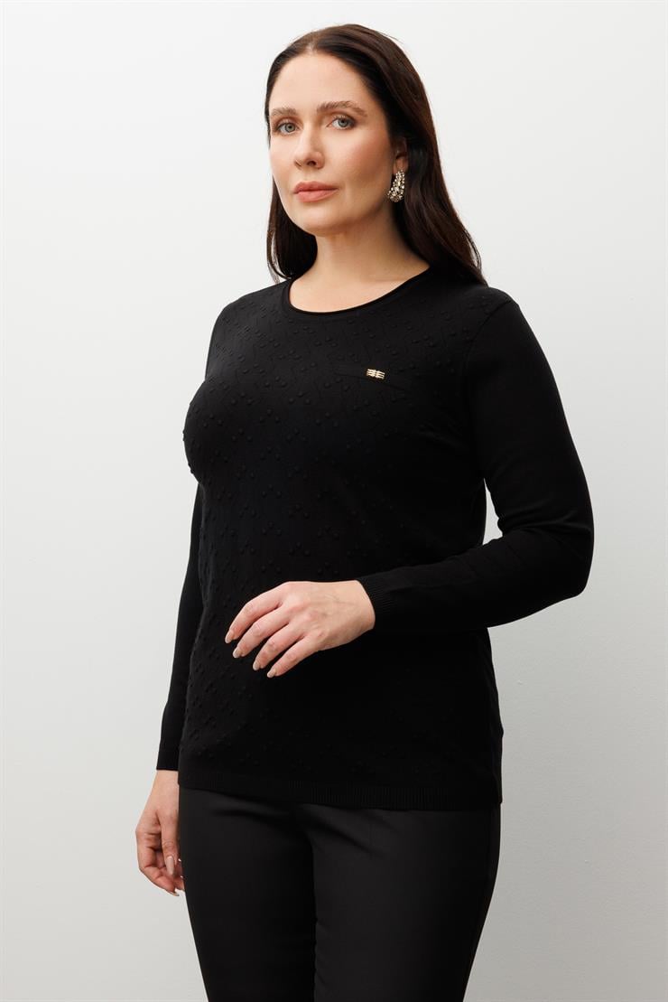 Modailgi  Viskon Triko Siyah