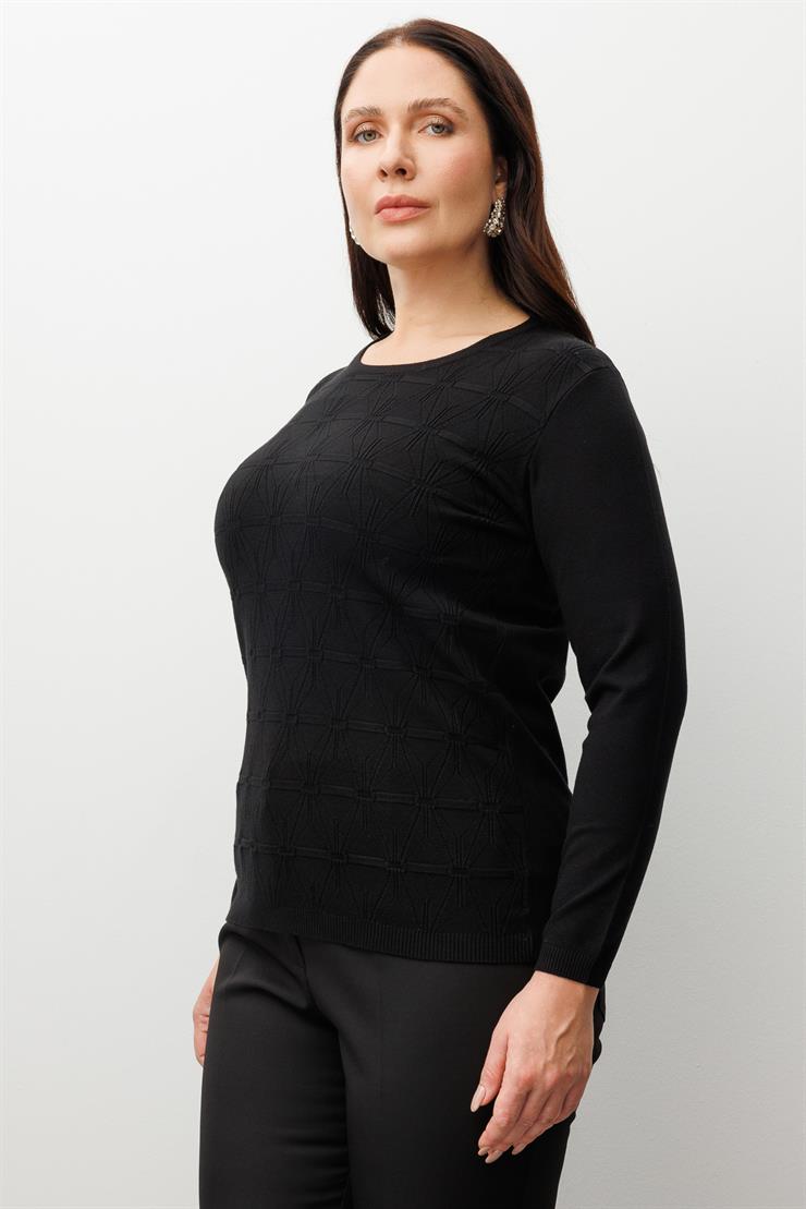 Modailgi  Viskon Triko Siyah