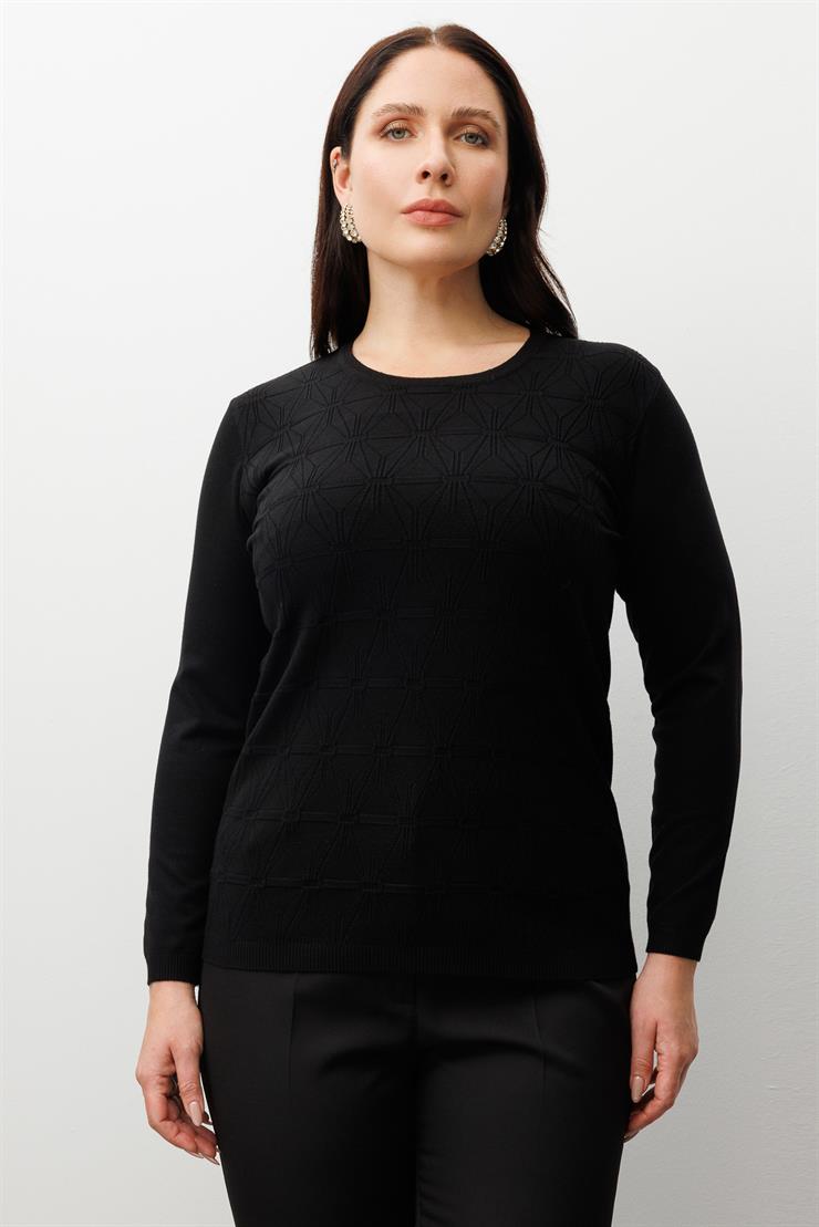 Modailgi  Viskon Triko Siyah