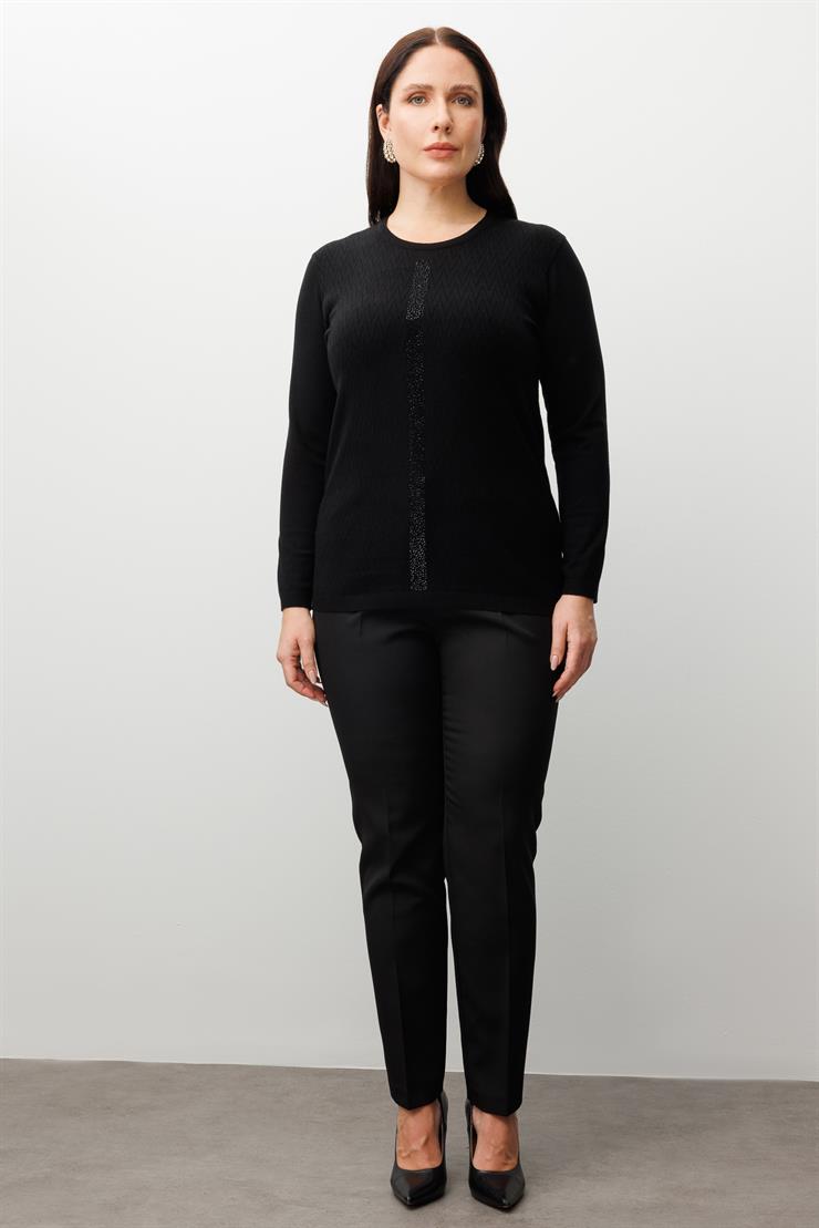 Modailgi  Viskon Triko Siyah