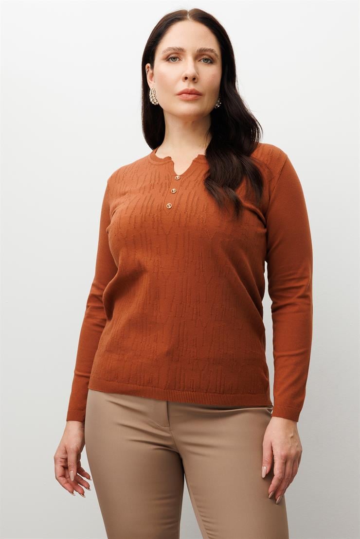 Modailgi  Viskon Triko Taba