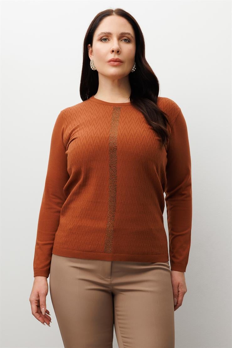 Modailgi  Viskon Triko Taba