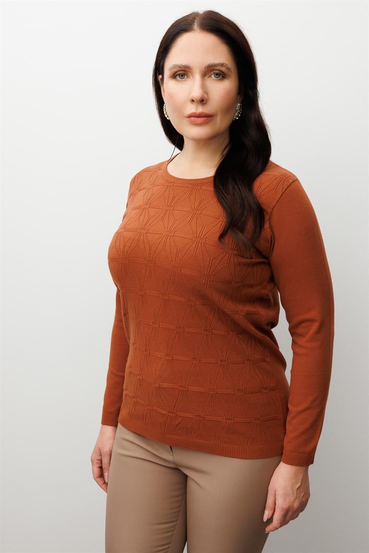 Modailgi  Viskon Triko Taba