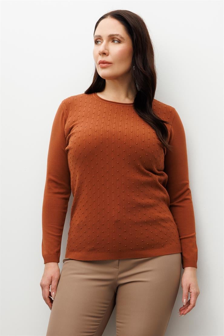 Modailgi  Viskon Triko Taba