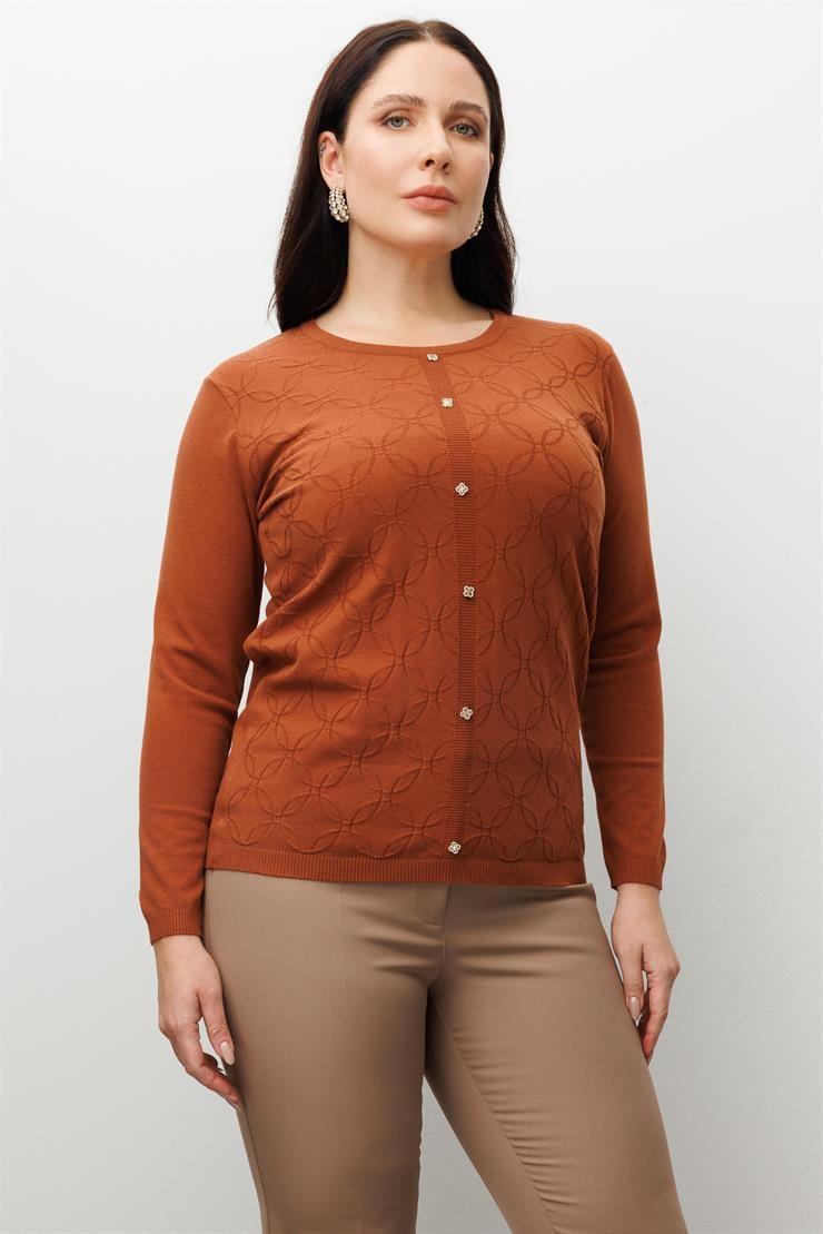 Modailgi  Viskon Triko Taba