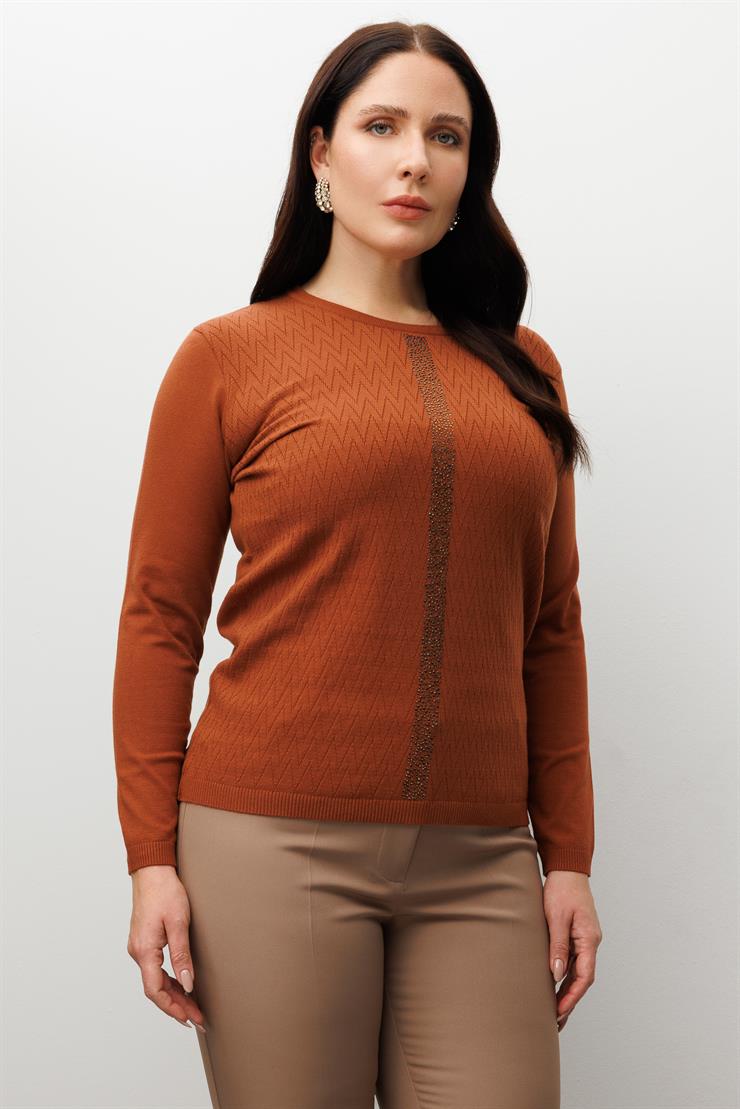 Modailgi  Viskon Triko Taba