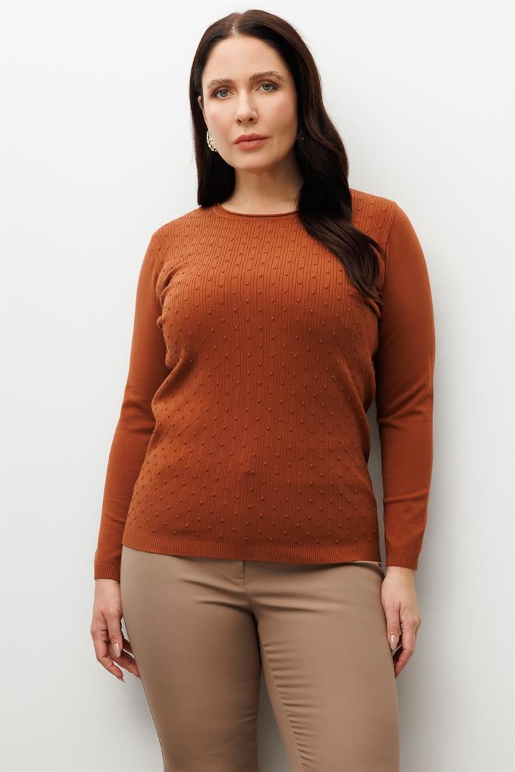 Modailgi  Viskon Triko Taba