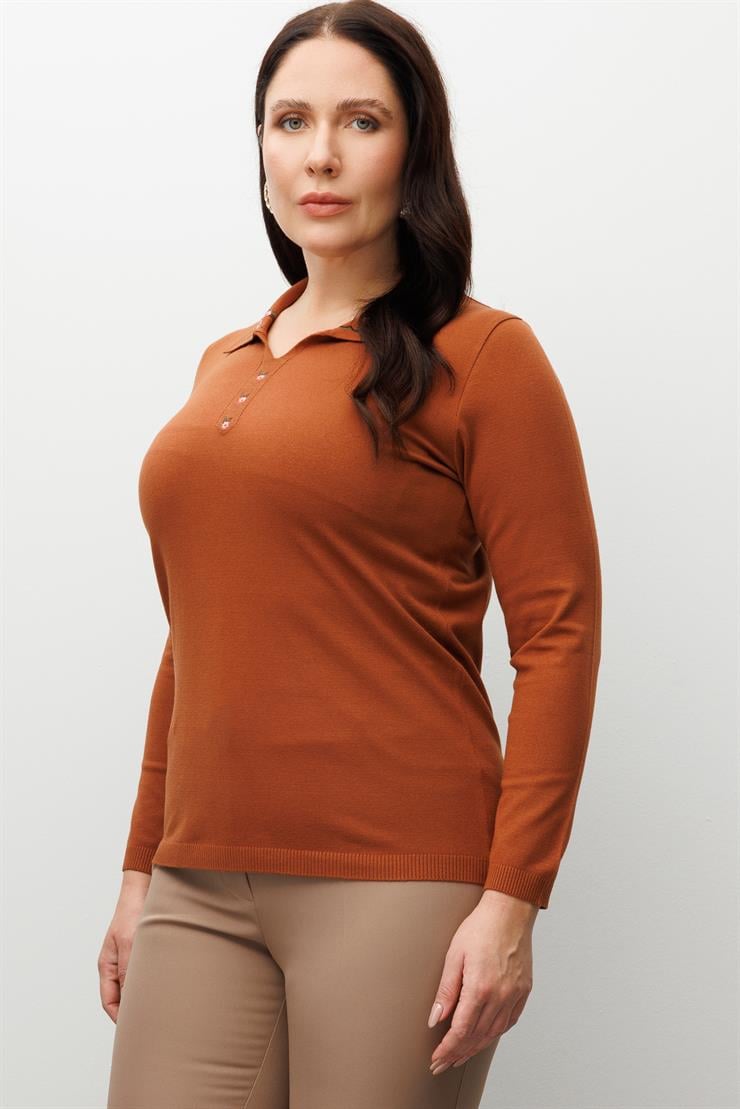 Modailgi  Viskon Triko Taba