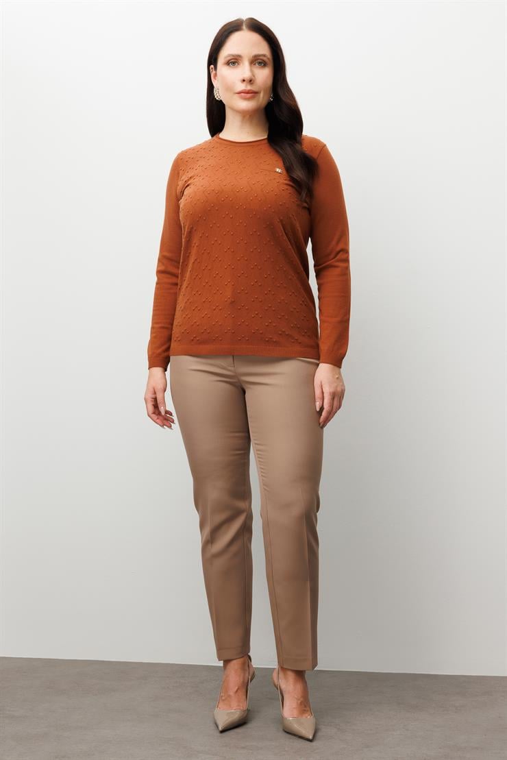 Modailgi  Viskon Triko Taba