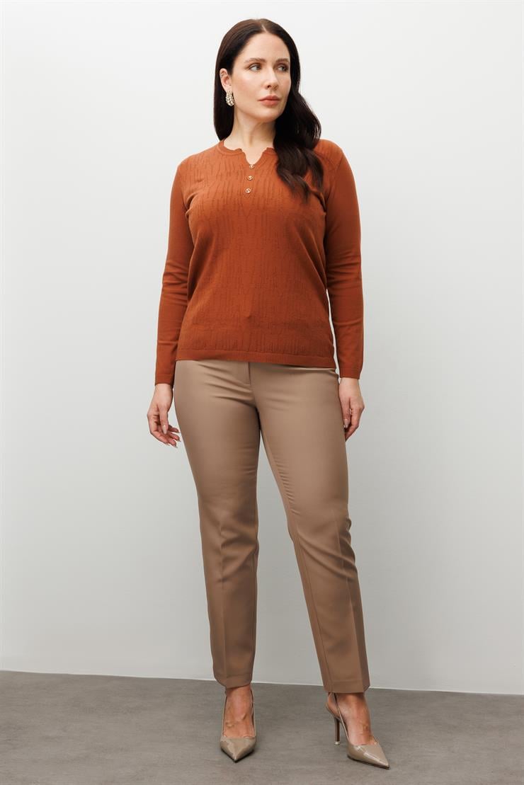 Modailgi  Viskon Triko Taba