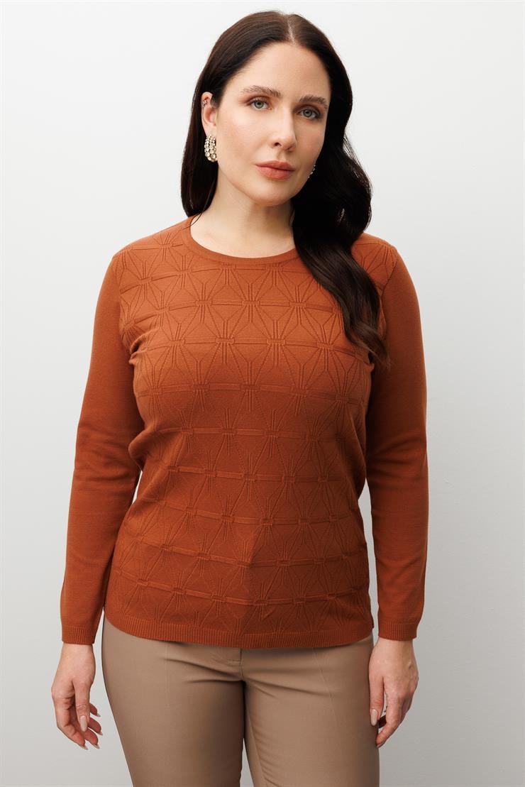 Modailgi  Viskon Triko Taba