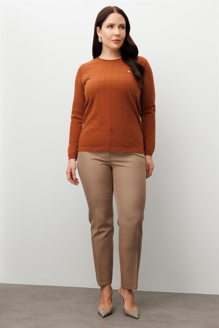 Modailgi  Viskon Triko Taba