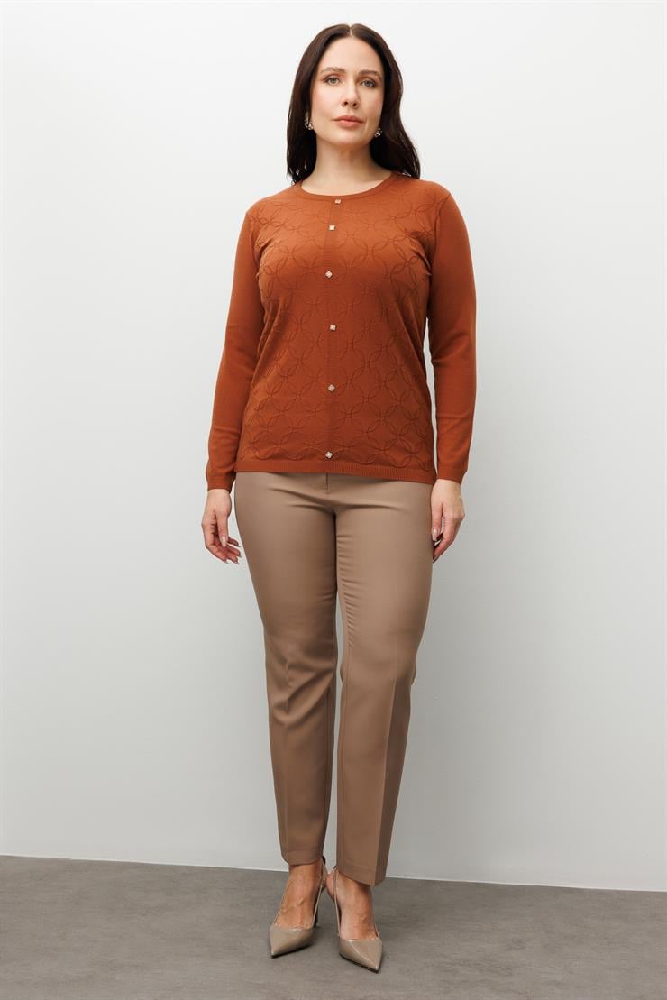 Modailgi  Viskon Triko Taba