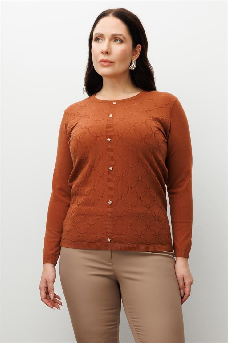 Modailgi  Viskon Triko Taba