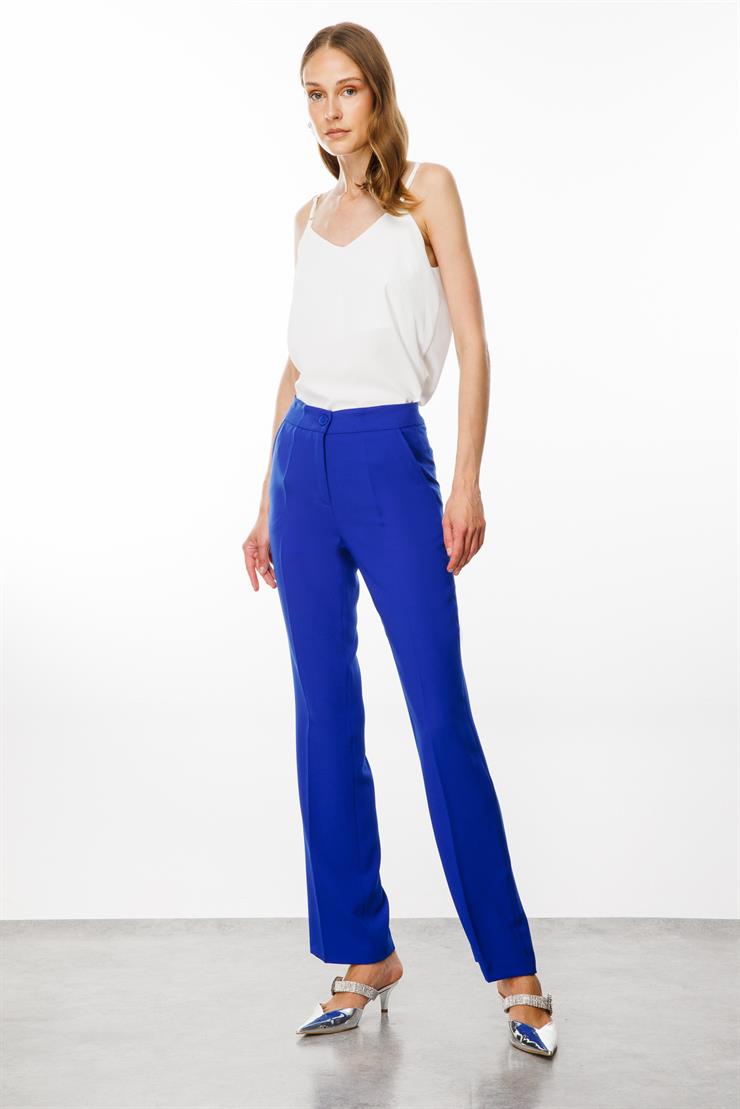 Modailgi  Yan Cep Klasik Takım Pantolon - 7561 Saks