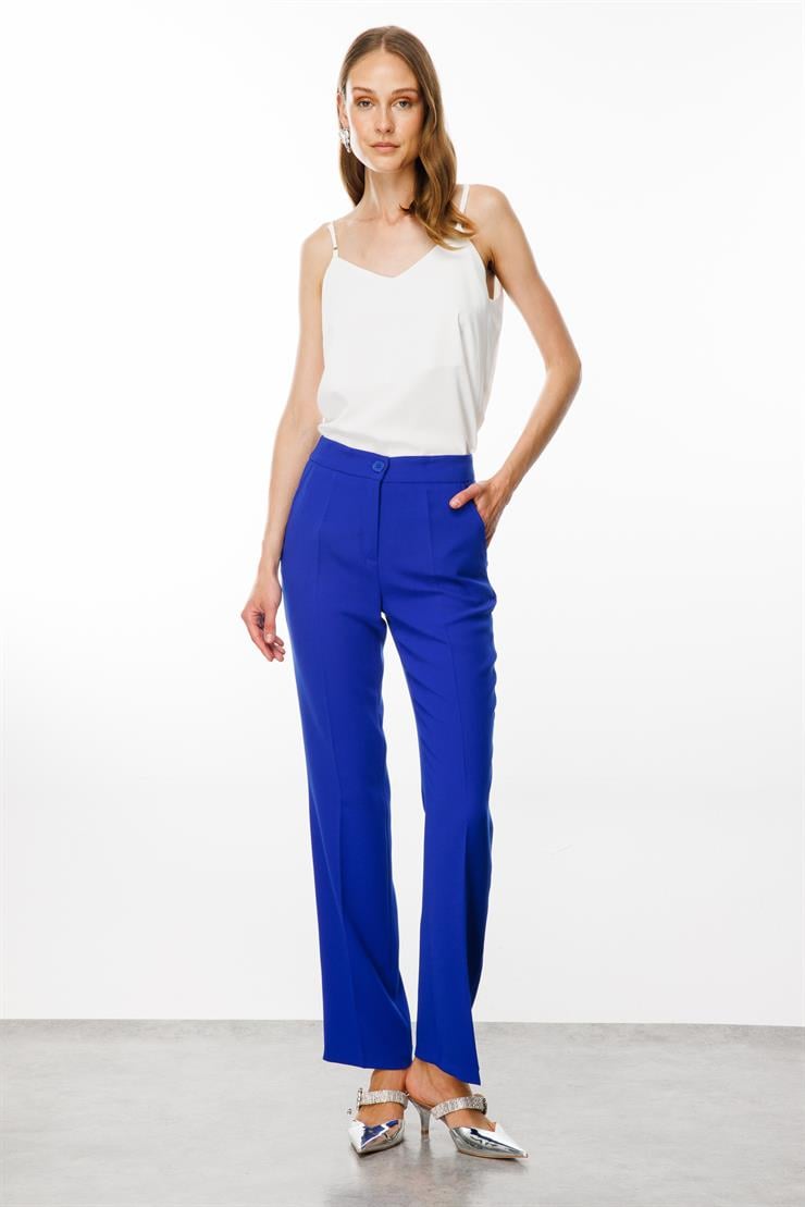 Modailgi  Yan Cep Klasik Takım Pantolon - 7561 Saks