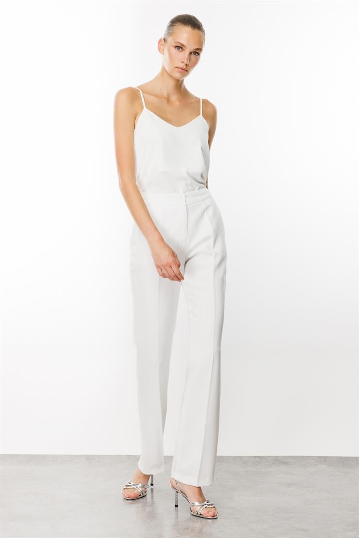 Modailgi  Yan Cep Klasik Takım Pantolon - 7561 Ekru