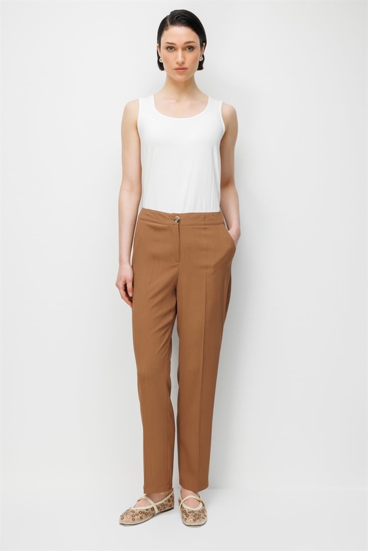 Modailgi  Yan Cep Pantolon - 15094 Kahve
