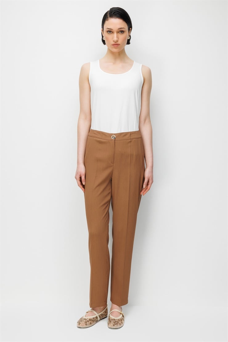 Modailgi  Yan Cep Pantolon - 15094 Kahve