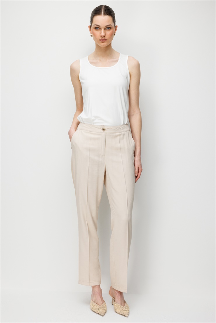 Modailgi  Yan Cep Pantolon - 15094 Taş