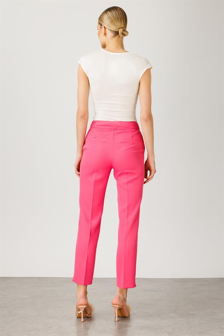 Modailgi  Yandan Cepli Klasik Takım Pantolon - 7510 Pembe