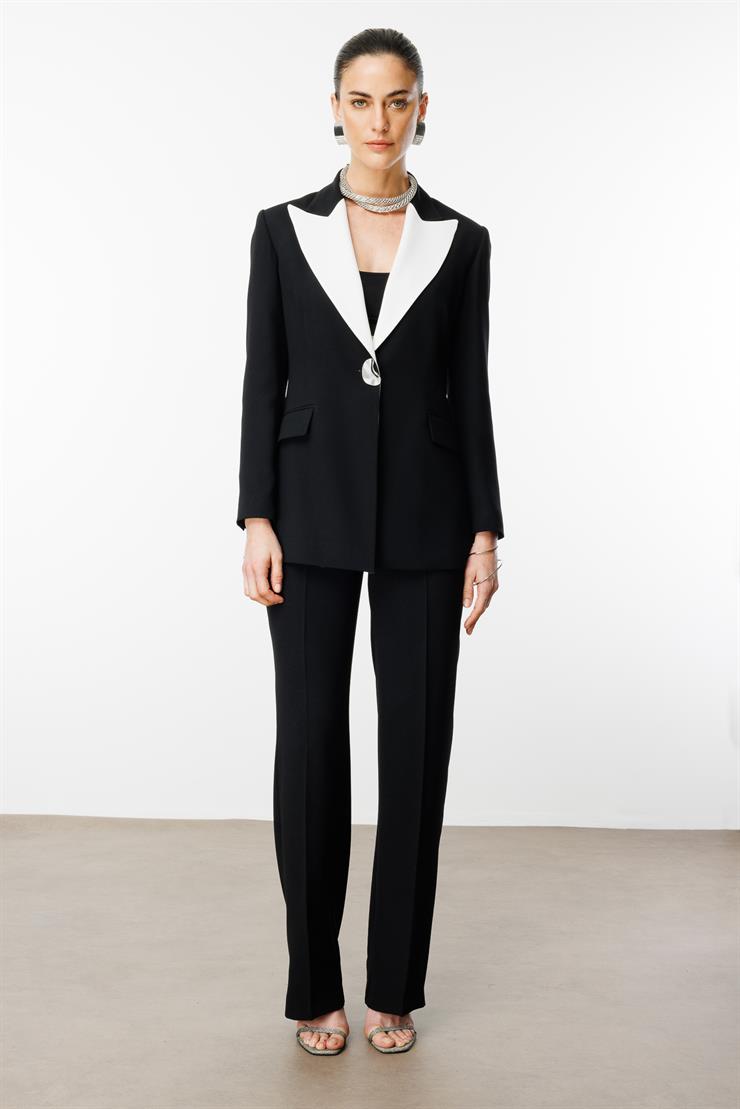 Modailgi  Yüksek Bel Palazzo Pantolon - 75010 Siyah