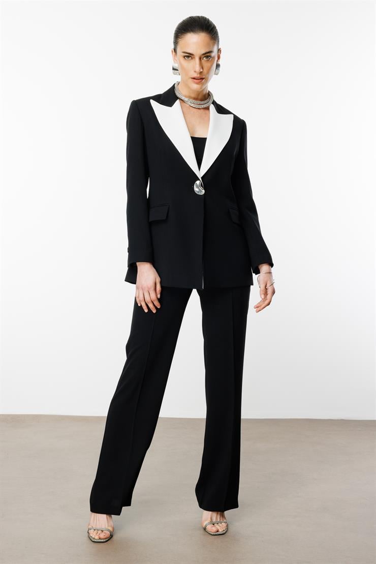 Modailgi  Yüksek Bel Palazzo Pantolon - 75010 Siyah