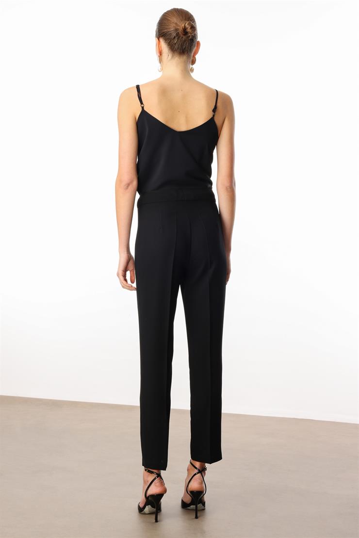 Modailgi  Yüksek Bel Pantolon - 7913 Siyah